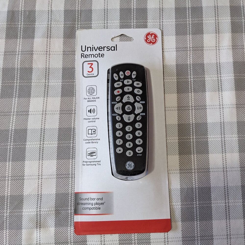 Unopened GE 3 Device Universal Remote Control